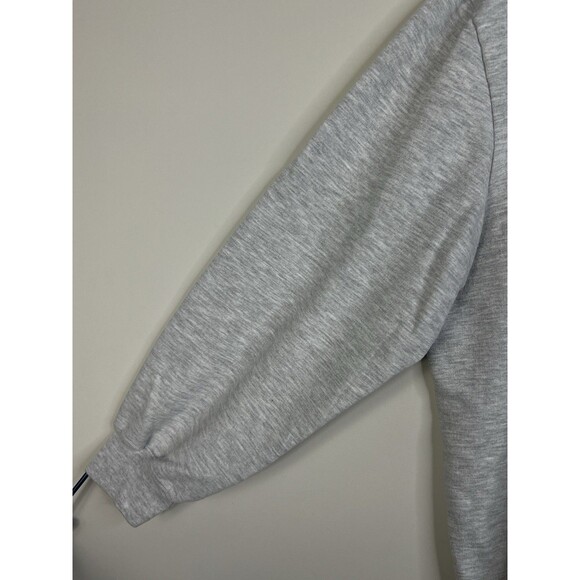 VTG 90s Collared Embroidered Red Cardinal Bird Sweatshirt Large Grandmacore - Picture 5 of 7